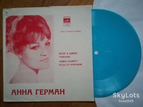 Платівки Пластинки ^/--/^ Анна Герман-Ветер в диких тополях-M, флексі-Мелодія ^_^^^ Анна Герман-Ветер в диких тополях-M, флекси-Мелодия - фото фото фото