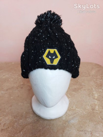 Зимові головні убори Зимние головные уборы ^/--/^ Шапка Speckle Bobble  стильна чорна шапка з помпоном ^_^^^ Шапка Speckle Bobble стильная черная шапка с помпоном - фото фото фото