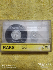 Касети Кассеты ^/--/^ Б/У Аудио кассета RAKS DX 60 ^_^^^ Б/У Аудіо касета RAKS DX 60 - фото фото фото