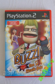 Диски з відеоіграми Диски с видеоиграми ^/--/^ Диск Playstation 2 - BUZZ Das Musik-Quiz - фото фото фото