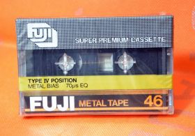Касети Кассеты ^/--/^ Аудио кассета FUJI Metal 46 Япония 1980   запечатана ^_^^^ Аудіо касета FUJI Metal 46 Японія 1980 запечатана - фото фото фото