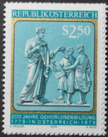 Інше Другое ^/--/^ Австрия 200 лет образованию для глухих 1979 ^_^^^ Австрія 200 років утворенню для глухих 1979 - фото фото фото