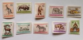 Угорщина Венгрия ^/--/^ Венгрия 1961 Зоопарк, фауна, MNH ^_^^^ Угорщина 1961 Зоопарк, фауна, MNH - фото фото фото