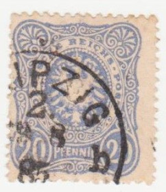 Німецька імперія (-) Германская империя (-) ^/--/^ Германия     ( империя) 1879 г. №  42 гашеная ^_^^^ Німеччина (Імперія) 1879 р. No 42 гашена - фото фото фото