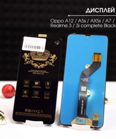 Сенсорні екрани і Дисплеї Сенсорные экраны и Дисплеи ^/--/^ Дисплей Oppo A /--/ 12/A /--/ 5 /--/ s/AX /--/ 5 /--/ s/A /--/ 7/Realme 3/3 /--/ i complete Black - фото фото фото