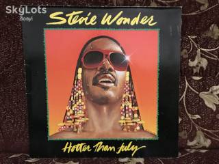 Платівки Пластинки ^/--/^ Stevie Wonder ‎ Hotter Than July  разворот вкладка  Германия ^_^^^ Stevie Wonder Hotter Than July розворот вкладка Німеччина - фото фото фото