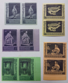 СРСР - СССР - ^/--/^ СССР 1966 Государственный Эрмитаж, сцепки, MNH ^_^^^ СРСР 1966 Державний Ермітаж, зчеплення, MNH - фото фото фото
