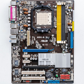 Материнські плати Материнские платы ^/--/^ Б/В Материнська плата материнка Asus M /--/ 2 /--/ N-E SLI rev.1.00 /--/ G sAM /--/ 2 та заглушка ^_^^^ Б/У Материнская плата материнка Asus M /--/ 2 /--/ N-E SLI rev.1.00 /--/ G sAM /--/ 2 и заглушка - фото фото фото