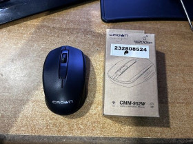 Миші Мыши ^/--/^ Беспроводная оптическая мышь Crown CMM-952 /--/ W № 232808524 ^_^^^ Бездротова оптична миша Crown CMM-952 /--/ W No 232808524 - фото фото фото