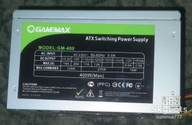 Блоки живлення Блоки питания ^/--/^ Блок живлення GameMax GM-400 400 /--/ W Тест ОК ^_^^^ Блок питания GameMax GM-400 400 /--/ W Тест ОК - фото фото фото