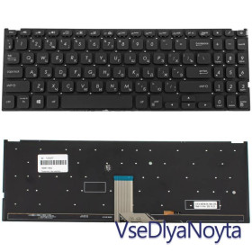 Клавіатури Клавиатуры ^/--/^ Клавиатура для ноутбука ASUS (X /--/ 512 series) rus, black, без фрейма, подсветка клавиш ^_^^^ Клавіатура для ноутбука ASUS (X /--/ 512 series) rus, black, без фрейму, підсвічування клавіш - фото фото фото
