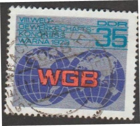 НДР, ФРН ГДР, ФРГ ^/--/^ Германия Німеччина ГДР 1973 профсоюз ^_^^^ Германия ГДР 1973 профсоюз - фото фото фото