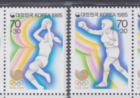 Республіка Корея Республика Корея ^/--/^ Корея 1985 ЛЕТНЯЯ ОЛИМПИАДА СЕУЛ БАСКЕТБОЛ ИГРА БОКС СОРЕВНОВАНИЯ СПОРТ Серия 2 /--/ м** Mi.1421-1422 ^_^^^ Корея 1985 ЛІТНЯ ОЛІМПІАДА СЕУЛ БАСКЕТБОЛ ІГРА БОКС ЗРІВНЕННЯ СПОРТ Серія 2 /--/ М** Mi.1421-1422 - фото фото фото