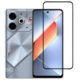 Чохли, бампера Чехлы, бампера ^/--/^ Захисне скло LUX для Tecno POVA 6 Neo (LI /--/ 6) повна проклейка чорний ^_^^^ Защитное стекло LUX для Tecno POVA 6 Neo (LI /--/ 6) полная проклейка черный - фото фото фото