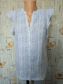 Футболки Футболки ^/--/^ Блуза жіноча шифонова біла H &amp; M p-p 40 ^_^^^ Блуза женская шифоновая белая H&amp; M p-p 40 - фото фото фото
