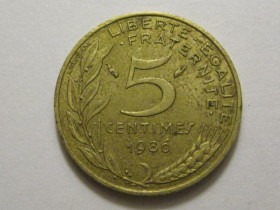 Франція Франция ^/--/^ Франция 5 сантимов 1986 года 3 /--/ П /--/ 927 ^_^^^ Франція 5 сантимів 1986 3 /--/ П /--/ 927 - фото фото фото