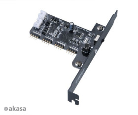 Системи охолодження Системы охлаждения ^/--/^ Внутренний контроллер RGB кулеров Akasa Vegas RGB Control card [AK-RLD-02] ^_^^^ Внутрішній контролер RGB кулерів Akasa Vegas RGB Control card [AK-RLD-02] - фото фото фото