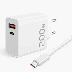 Зарядні пристрої Зарядные устройства ^/--/^ Зарядное устройство Adapter 9921 Usb с кабелем Type-c 200 /--/ w ^_^^^ Зарядний пристрій Adapter 9921 Usb з кабелем Type-c 200 /--/ w - фото фото фото