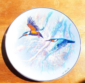 Інше Другое ^/--/^ * Настенная тарелка Птицы Eisvgel Rosenthal Serie &amp;quot;Juwelen der Vogelwelt Розенталь Германия ^_^^^ Настінна тарілка Птахи Eisvgel Rosenthal Serie &amp;quot;Juwelen der Vogelwelt Розенталь Німеччина - фото фото фото