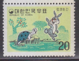 Республіка Корея Республика Корея ^/--/^ Корея 1969 НАРОДНЫЕ СКАЗКИ ЖИВОТНЫЕ ЗАЯЦ ЗЕМНОВОДНЫЕ ЧЕРЕПАХА ФАУНА Mi.688** EUR /--/ 5 SW /--/ 682 MNH USD 4.15 ^_^^^ Корея 1969 НАРОДНІ СКАЗКИ ТВОТНІ ЗАЯЦЬ ЗЕМНОВОДНІ ЧЕРЕПАХА ФАУНА Mi.688** EUR /--/ 5 SW /--/ 682 MNH USD 4.15 - фото фото фото