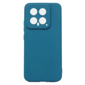 Чохли, бампера Чехлы, бампера ^/--/^ Чохол Fiji Style для Xiaomi 14 силікон бампер із захистом блоку камер синій ^_^^^ Чехол Fiji Style для Xiaomi 14 силикон бампер с защитой блока камер синий - фото фото фото