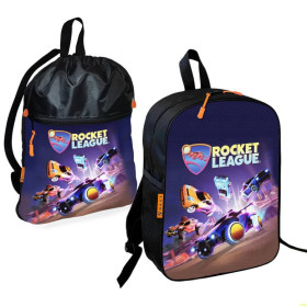 Рюкзаки, сумки Рюкзаки, сумки ^/--/^ Школьный рюкзак детский Rocket League + Сумка для обуви спортивной формы рюкзак-мешок мальчику (0192 ^_^^^ Шкільний рюкзак дитячий Rocket League + Сумка для взуття спортивної форми рюкзак-мішок хлопчику (2236) - фото фото фото