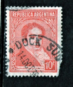 Південна Америка Южная Америка ^/--/^ ZA Аргентина 1935, личности, гашенная ^_^^^ ZA Аргентина 1935, особи, гашена - фото фото фото