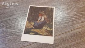 СРСР СССР ^/--/^ открытка СССР Михай Мункачи Крестьянка с хворостом    1956 /--/ г. ^_^^^ листівка СРСР Міхай Мункачі Селянка з хворобою 1956 /--/ р. - фото фото фото