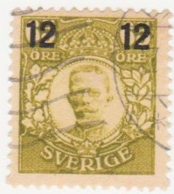 Скандинавія Скандинавия ^/--/^ Швеция 1918 г. №  111 гашеная ^_^^^ Швеція 1918 р. No 111 гашена - фото фото фото