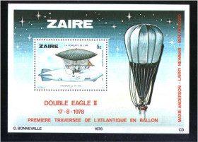 Освоєння космосу Освоение космоса ^/--/^ Космос . Заир 1978 г MNH - блок ^_^^^ Космос. Заїр 1978 MNH - фото фото фото