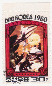 КНДР КНДР ^/--/^ Северная Корея  1980 г. № 2049 гашеная ^_^^^ Північна Корея 1980 р. No 2049 гашена - фото фото фото