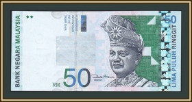 Малайзія Малайзия ^/--/^ Малайзия 50 ринггитов 2001 P-43  (43 /--/ d) UNC ^_^^^ Малайзія 50 рінггітів 2001 P-43 (43 /--/ d) UNC - фото фото фото