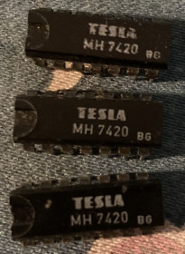 Мікросхеми Микросхемы ^/--/^ Микросхема Tesla MH /--/ 7420. Новые! ^_^^^ Мікросхема Tesla MH /--/ 7420. Нові! - фото фото фото