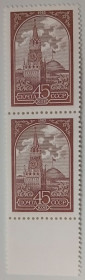 СРСР - СССР - ^/--/^ СССР 1982 Спасская башня, сцепка, MNH (II) ^_^^^ СРСР 1982 Спаська вежа, зчіпка, MNH (II) - фото фото фото