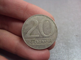 - року - года ^/--/^ монета польша 20 злотых 1990 №9723 ^_^^^ монета польща 20 злотих 1990 No /--/ 9723 - фото фото фото