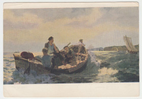 СРСР СССР ^/--/^ С уловом 1956 Жураковский Соцреализм Р /--/ 7 ^_^^^ 1956 — Жураківський Соцреалізм Р /--/ 7 - фото фото фото