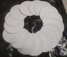Інше Другое ^/--/^ Фторопласт. Круглі шайби-заготовки, D=87 /--/ mm, d=2 /--/ mm ^_^^^ Фторопласт. Круглые шайбы-заготовки, D=87 /--/ mm, d=2 /--/ mm - фото фото фото