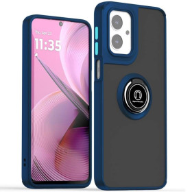 Чохли, бампера Чехлы, бампера ^/--/^ Чохол Fiji Colorframe для Motorola G /--/ 55 матовий бампер з кільцем підставкою Dark Blue ^_^^^ Чехол Fiji Colorframe для Motorola G /--/ 55 матовый бампер с кольцом подставкой Dark Blue - фото фото фото