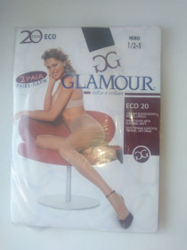 Колготи, колготи Колготки, колготы ^/--/^ 2 в 1 Колготки Glamour Eco 1/2 /--/ р.  20 Den Италия ^_^^^ Колготки Glamour Eco 1/2 /--/ р. 20 Den Італія - фото фото фото