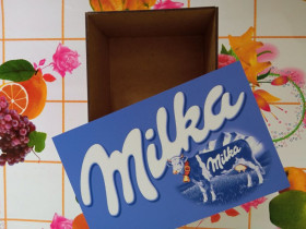 Сувенири Сувениры ^/--/^ Подарочная коробка для подарочный бокс Milka дерево ^_^^^ Подарункова коробка для подарунковий бокс Milka дерево - фото фото фото