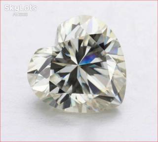 Діамант Бриллиант ^/--/^ Бриллиант Сердце 1.17 ct 6.25 мм VVS /--/ 1  (муассанит) ^_^^^ Діамант Серце 1.17 ct 6.25 мм VVS /--/ 1 (муасаніт) - фото фото фото