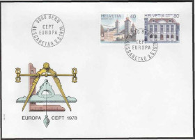 Європа Европа ^/--/^ Швейцария 1978 АРХИТЕКТУРА СТРОИТЕЛЬСТВО ЕВРОПА ЕВРОПЕЙСКИЙ СОЮЗ ИНТЕГРАЦИЯ КПД Mi.1128-1129 ^_^^^ Швейцарія 1978 АРХІТЕКТУРА БУДІВництво ЄВРОПА ЄВРОПЕЙСЬКИЙ ЗОЮЗ ІНТЕГРАЦІЯ ККД Mi.1128-1129 - фото фото фото