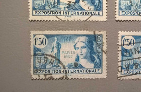 Франція Франция ^/--/^ Франция Искусство Герб 1937 ^_^^^ Франція Мистецтво Герб 1937 - фото фото фото