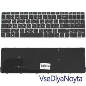 Клавіатури Клавиатуры ^/--/^ Клавиатура для ноутбука HP (EliteBook: 850 G /--/ 4) rus, black, без джойстика, silver frame ^_^^^ Клавіатура для ноутбука HP (EliteBook: 850 G /--/ 4) rus, black, без джойстика, silver frame - фото фото фото