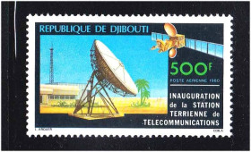 Освоєння космосу Освоение космоса ^/--/^ Космос . Джибути  1980 г ** - связь ^_^^^ Космос . Джибуті 1980 ** - зв'язок - фото фото фото