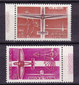 Транспорт Транспорт ^/--/^ Авиация . Франция 1962 г  MNH ^_^^^ Франція 1962 MNH - фото фото фото
