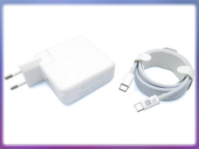 Адаптери живлення Адаптеры питания ^/--/^ Блок живлення для APPLE 61 /--/ W A /--/ 1718 (MNF /--/ 72 /--/ LL/A) + Type-C (USB-C) кабель 2 /--/ m ORIGINAL ^_^^^ Блок питания для APPLE 61 /--/ W A /--/ 1718 (MNF /--/ 72 /--/ LL/A) + Type-C (USB-C) кабель 2 /--/ m ORIGINAL - фото фото фото