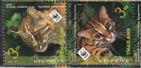 Таїланд Таиланд ^/--/^ Тайланд 2011 WWF ДИКИЕ КОШКИ КОШАЧЬИ ФАУНА МЛЕКОПИТАЮЩИЕ ЭНДЕМИКИ ДИКАЯ ПРИРОДА Серия 4 /--/ м** MNH ^_^^^ Таїланд 2011 WWF ДІКІ КІШКИ КОШАЧІ ФАУНА МЛЕКОПИТАЮЧІ ЕНДЕМІКИ ДІКА ПРИРОДУ Серія 4 /--/ М** MNH - фото фото фото