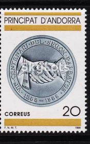 Малі Держави Європи Малые Государства Европы ^/--/^ Андорра  1988 г - MNH - ^_^^^ Андорра 1988 — MNH — особистості - фото фото фото