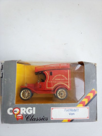 : Закордонні : Зарубежные ^/--/^ Corgi 9 /--/ cm Long Diecast 875 - Ford Model T Van  (Kalamazoo Fire Dept.) ^_^^^ Corgi 9 /--/ cm Long Diecast 875 — Ford Model T Van (Kalamazoo Fire Dept.) - фото фото фото